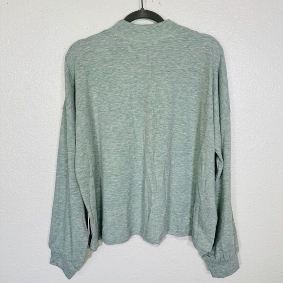 Johnny Was Calme Sweater Womens XXL Puff Sleeve Cozy Sweatshirt 2X Plus Size NEW - Picture 6 of 12